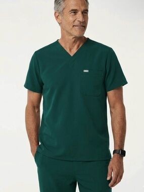 Figs Chisec ⚡ V-neck Sea Foam Green Scrub Top #4704 size 3XL